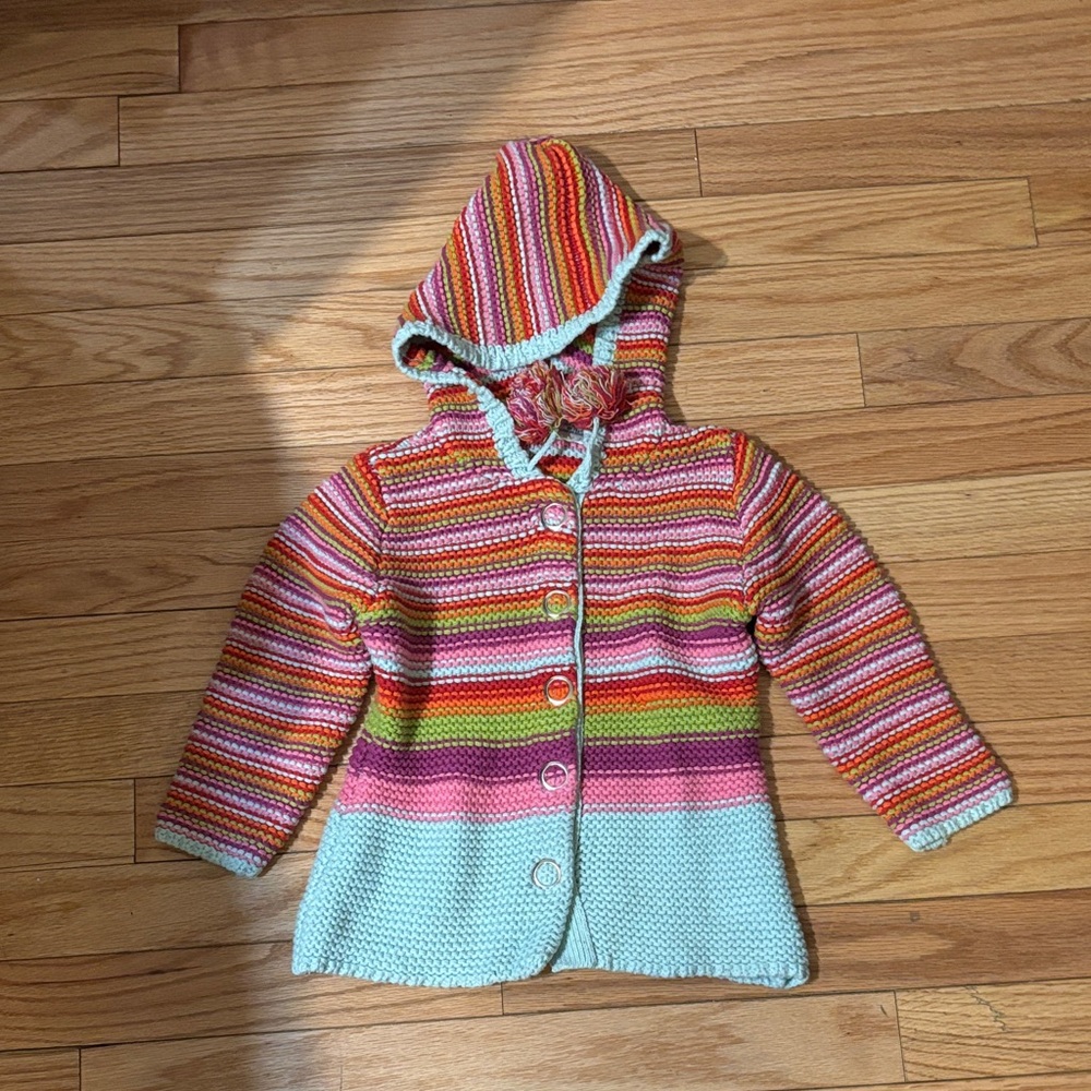 Maggie & Zoe Multicolor Striped Knit Sweater Size 2T